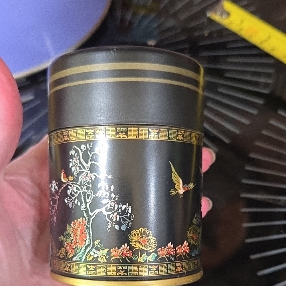 Justin Boots Black and Gold Candle Holder